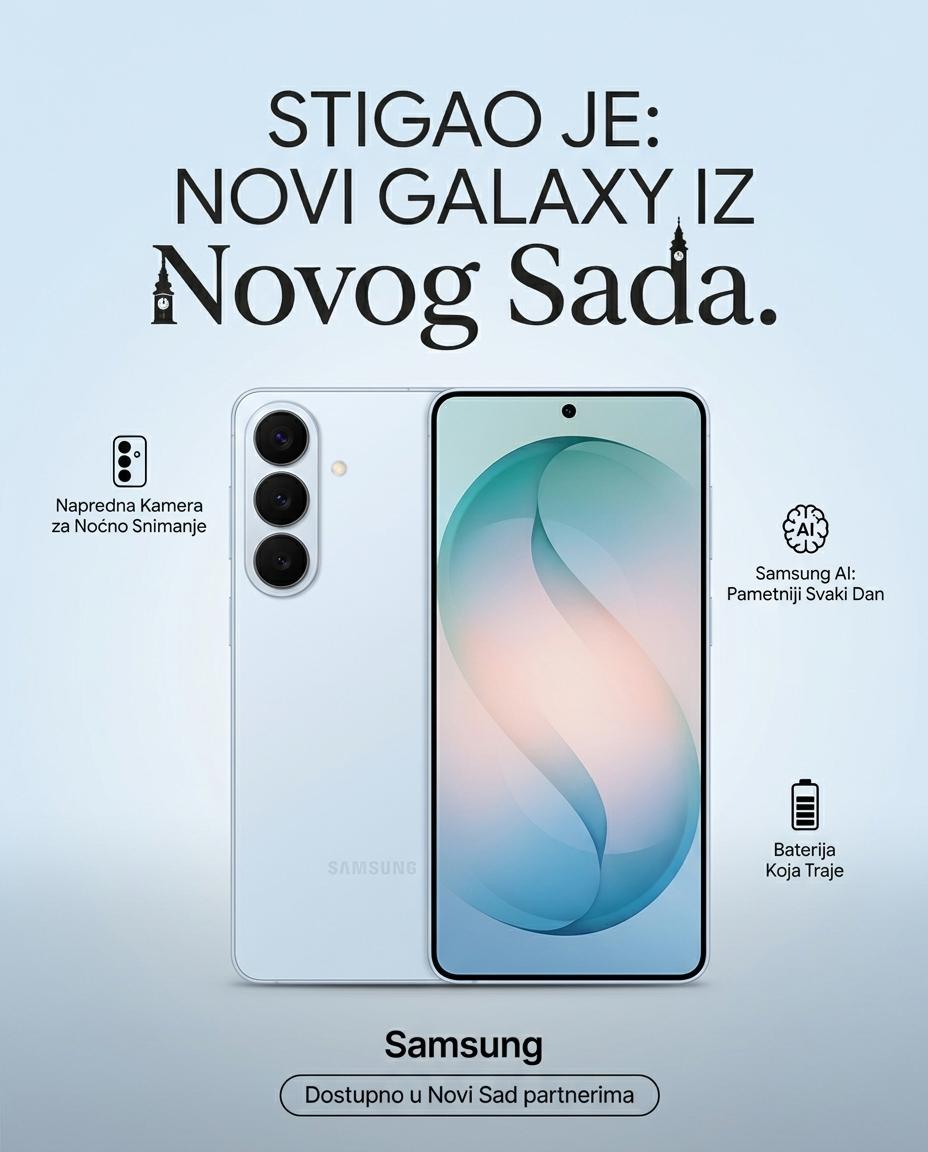 Samsung S26 plus 12/512 Nebesko Plava 5G Samsung S26 plus 12/512 Nebesko Plava 5G